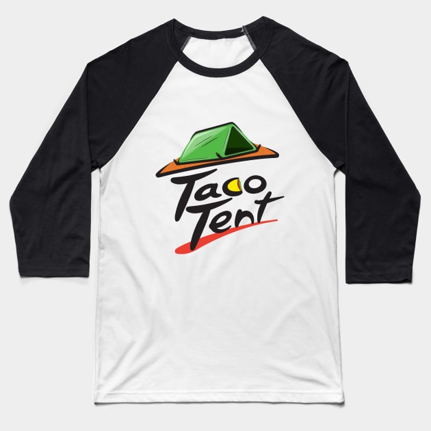 Taco Tent Baseball T-Shirt by Darkagnt210